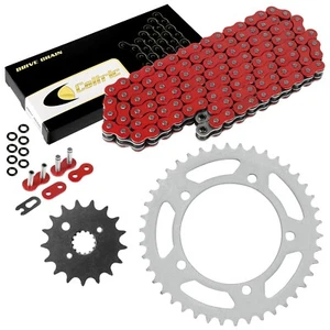 Red O-Ring Drive Chain & Sprockets Kit for Suzuki GSX-R1000 GSXR1000 2001-2006 - Picture 1 of 8