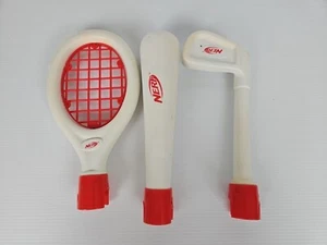 Nintendo Wii Nerf Console Controller Sports Pack Tennis Baseball Golf - Picture 1 of 3