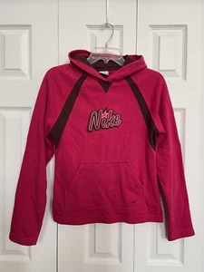 Vintage Y2K 2000s Nike Girls Pink Sweatshirt XL size 16 - Picture 1 of 5