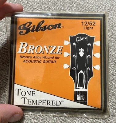 Gibson 青铜 12/52 灯替换弦 1 号、2 号、5 号和 6 号包括 — 第 1/3 张图片