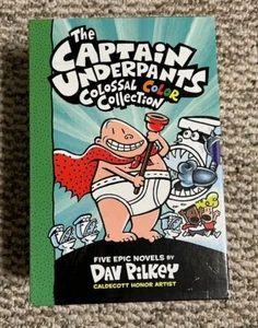 The Captain Underpants Colossal Color Collection HARDCOVER – 2019 by Dav Pilkey - Picture 1 of 12