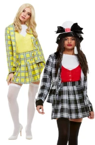 Clueless Costume Ladies Cher Dionne Fancy Dress TV Film Womans Outfit Adults - Picture 1 of 5