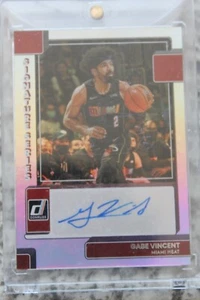 2022-23 Donruss Optic GABE VINCENT Signature Series Auto #SS-GVC Miami Heat - Picture 1 of 6