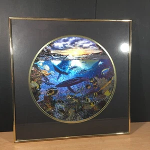 Christian Riese Lassen Art Manifestations Marine Life Foil Hologram Print 18x18" - Picture 1 of 6
