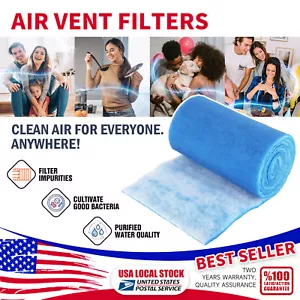 Floor Vent Filters Air Conditon Filters Pad 3* 140" * 12" Air Vent Filters Kit - Picture 1 of 16