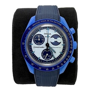 Watch Strap for Swatch MoonSwatch Mission to the Super Blue Moonphase - Blue - Picture 1 of 5