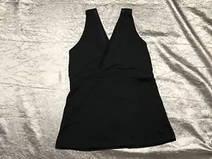 Lululemon tiefes V-Tanktop Netzrücken schwarz Größe 6 - Bild 1 von 6
