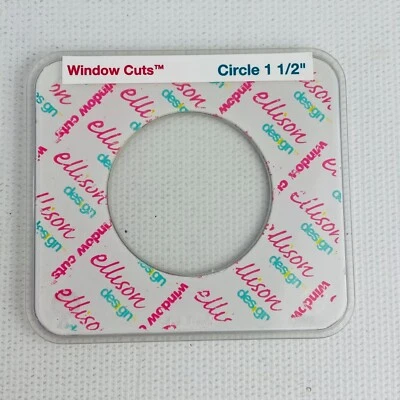 Ellison Window Cuts Circle 1 1/2" Cutting Die - Image 1 of 3