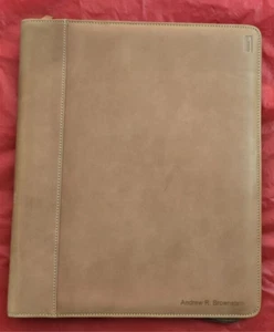 Hartmann Andrew R. Brownstein Organizzatore Pelle Marrone Organizzatore Portfolio Planner 11x13" - Foto 1 di 18