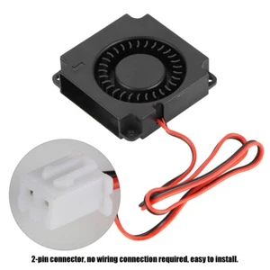 Blower Fan 4010 Radial Cooling Fan 3D Printer 12V 2 Pin DC 40mm Low Noise - Afbeelding 1 van 11