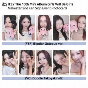 ITZY The 10th Mini Album Girls Will Be Girls Makestar 2nd Fan Sign Photocard - Bild 1 von 31