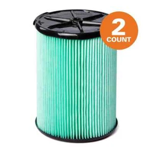 HEPA Material Pleated Paper Shop Vacuum Filter Replacement for Most 5-16 Gallon - Picture 1 of 8