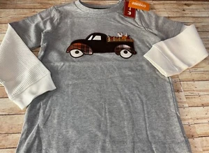 NWT Gymboree Harvest top shirt sz 5T 5 truck fox Autumn Fall 2020 - Picture 1 of 3