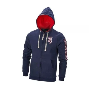 Sweatshirt Hoodie Snapshot Zip Blue Browning (new style) 30184395 - Picture 1 of 3