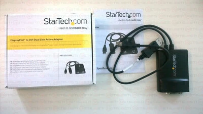 € 135+IVA STARTECH DP2DVID2 DP to DVI-D 2560x1600 Active Video Adapter - Image 1 of 2