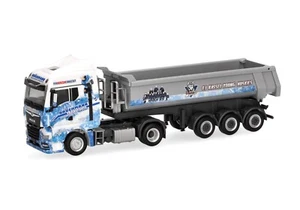 Camión HERPA modelo 1:87 MAN TGX GM semirremolque de hueco redondo Brückmann H0 318044 - Imagen 1 de 5