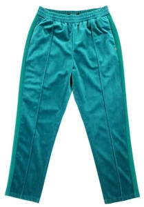 Scotch & Soda Women's Size S Green Velvet Elastic Waist Sweatpants Track Pants - Picture 1 of 9