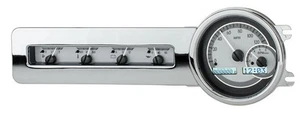 Dakota Digital 1941-48 Chevy Car Analog Gauge System Silver White VHX-41C-S-W - Picture 1 of 5