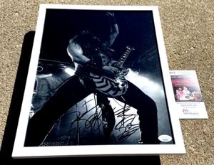 ZAKK WYLDE SIGNED + FRAMED 11x14 Photo JSA COA Pantera Black Label Society E - Picture 1 of 3