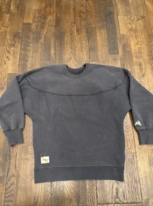 Tracksmith Crewneck Sweatshirt Embroidered Logo Navy Blue Woman’s Size Small - Picture 1 of 10