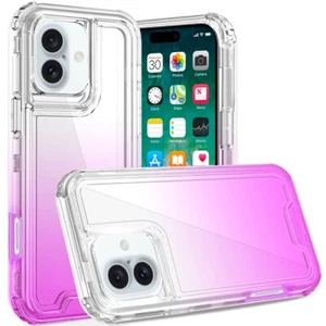 Für iPhone 16 Plus 6,7 Zoll Hülle Zweifarbig 3in1 Stoßfest Hybrid + Hartglas - Bild 1 von 9