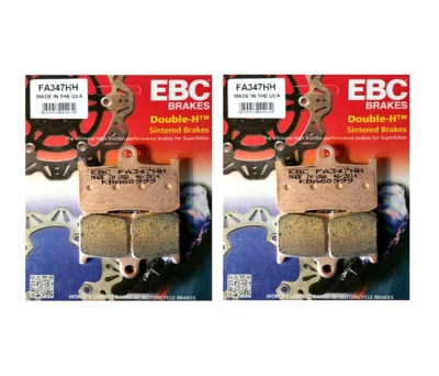FITS TRIUMPH DAYTONA 675 2006-2008 EBC Sintered FRONT Disc Brake Pads FA347HH X2 - Image 1 of 3