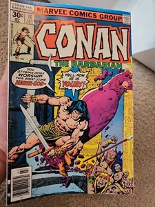 Conan der Barbar # 76 - Bronzezeit Comic. Schwer zu finden! Cover Gebrauchsspuren - Bild 1 von 8
