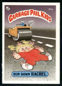 1985 Topps GPK Series 1 (UK) Mini #31a Run Down Rachel Matte Back NM+ - Picture 1 of 2