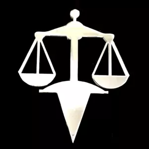Topper per torte e cupcake Scales of Justice molti colori e dimensioni, piano o inciso - Foto 1 di 4