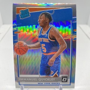2020-21 Donruss Optic Immanuel Quickley Holo Prizm Rated Rookie RC #175 Knicks