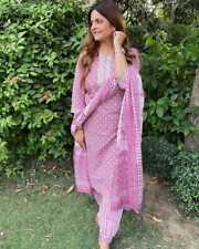 Palazzo Kurta Set For Women Designer Salwar Kameez Dupatta Bollywood Style Dress