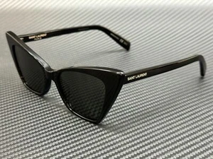 SAINT LAURENT SL 244 Victoire 001 Black Cat Eye Women's 51 mm Sunglasses - Picture 1 of 5