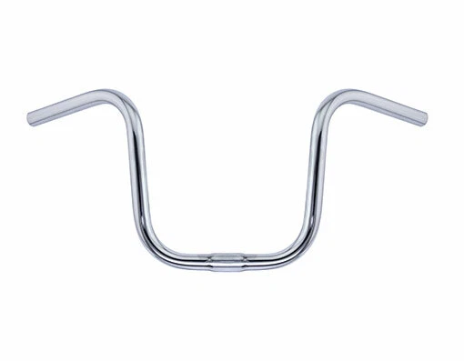 GENUINE VINTAGE LOWRIDER 9" RISE CLASSIC STEEL U HANDLEBAR 25.4MM IN CHROME. - Image 1 of 1