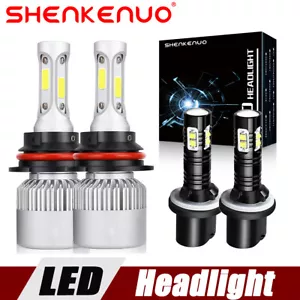 For Nissan Frontier 2003 2004 6000K LED Headlight High Low Fog Light Bulbs Combo - Picture 1 of 12