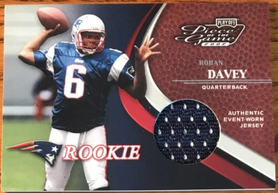 2002 Playoff Piece Of The Game Rookie Jersey Rohan Davey #102 #’d 414/500 - Image 1 of 3