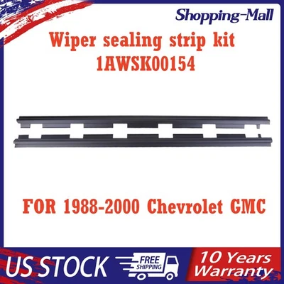 Juego de pares de sellos de barrido de ventana delantera exterior para camioneta Chevy GMC Foto 1 de 4