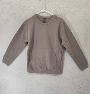 GapFit Boys Sweatshirt XXXL Brown Cotton Blend Long Sleeve Crew Neck Pullover - Picture 1 of 17