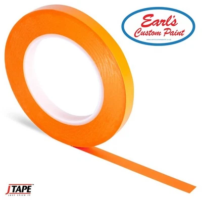 JTAPE 3mm ORANGE Semi-Translucent Highly Flexible Fine Line Masking Tape - Image 1 of 4