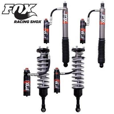 4 Fox Elite Series 2.5 Ft/Rr Reservoir Shocks 1-3" Lift 2024-2026 Toyota Tacoma Foto 1 de 4