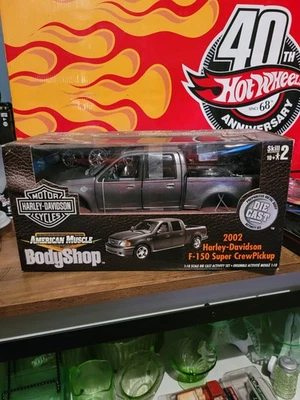 Ertl 2001 Ford F-150 Harley-Davidson Super Crew Pickup Body Shop 1:18 Diecast - Image 1 of 4