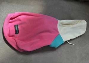 Felpa con cappuccio cane Spark Paws taglia grande rosa giallo - Foto 1 di 5