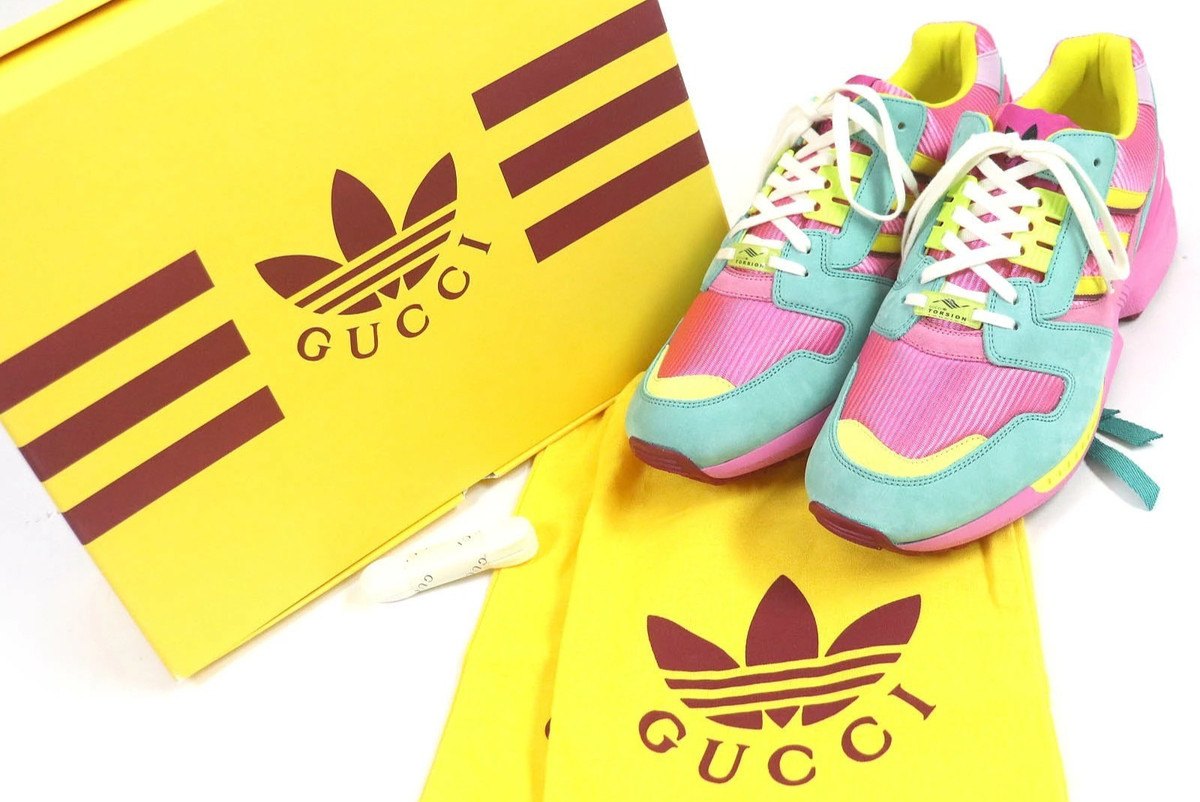 GUCCI x adidas ZX 8000 Torsion Pink US11.5 Only Tried Indoors w