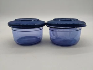 Tupperware  2 kleine Tafelfeine 150ml blau Dosen mit Deckel Tafelperle - Bild 1 von 3