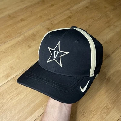 Nike Classic99 YOUTH Sideline Aero Vanderbilt Commodores Vandy Strapback Hat Cap - Image 1 of 4