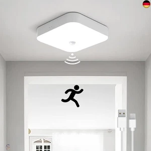 Toowell 10000mAh Akku Lampe mit Bewegungsmelder Innen LED Deckenleuchte USB - Bild 1 von 7