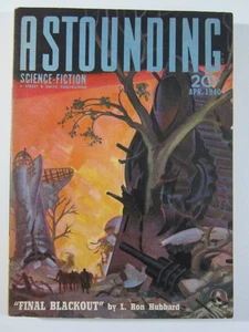 Erstaunliche Science Fiction Apr. 1940 FN+ "Final Blackout" von L. Ron Hubbard - Bild 1 von 5