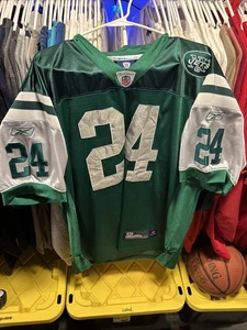 Vintage New York Jets Trikot Darrelle Revis Jersey Reebok Herren Gr. 50 Grün... - Bild 1 von 24