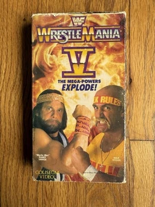 HULK HOGAN WRESTLEMANIA V VHS COLISEUM VIDEO Original Mega Powers Randy Savage - Bild 1 von 4