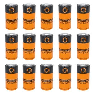 15pcs for Water Meter Gas Flow Meter 6000mAh ER26500M 3.6V Battery Without Plug - Bild 1 von 8