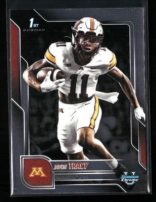 2025 Bowman Chrome University #175 Javon Tracy Minnesota Golden Gophers RC (A) - Image 1 of 2